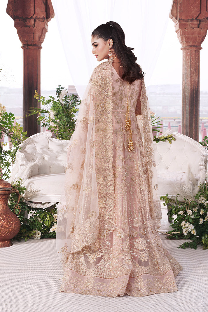 I-265 Meherbano peach maxi, reference outfit photograph 8 — Made by Mairaz reproduction