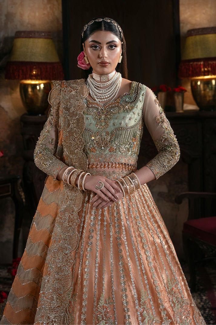 IB-56 Sitarah orange maxi, reference outfit photograph 3 — Made by Mairaz reproduction