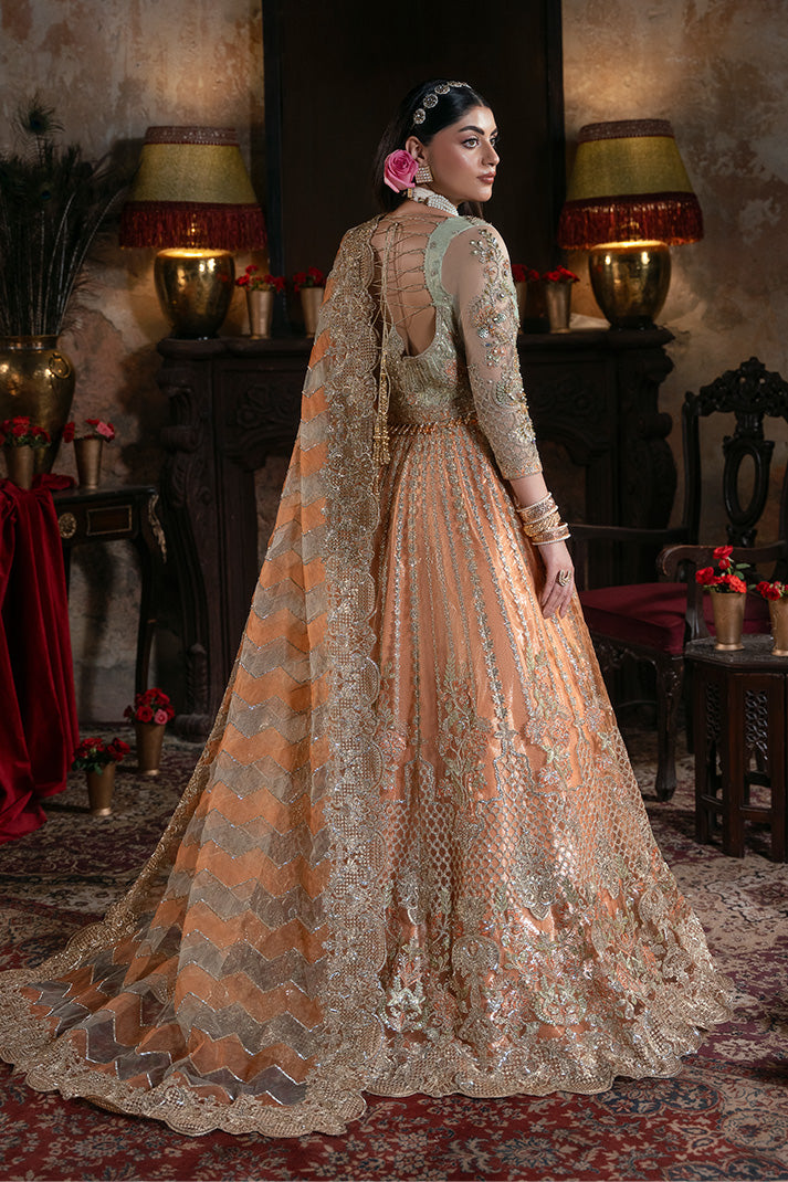 IB-56 Sitarah orange maxi, reference outfit photograph 5 — Made by Mairaz reproduction