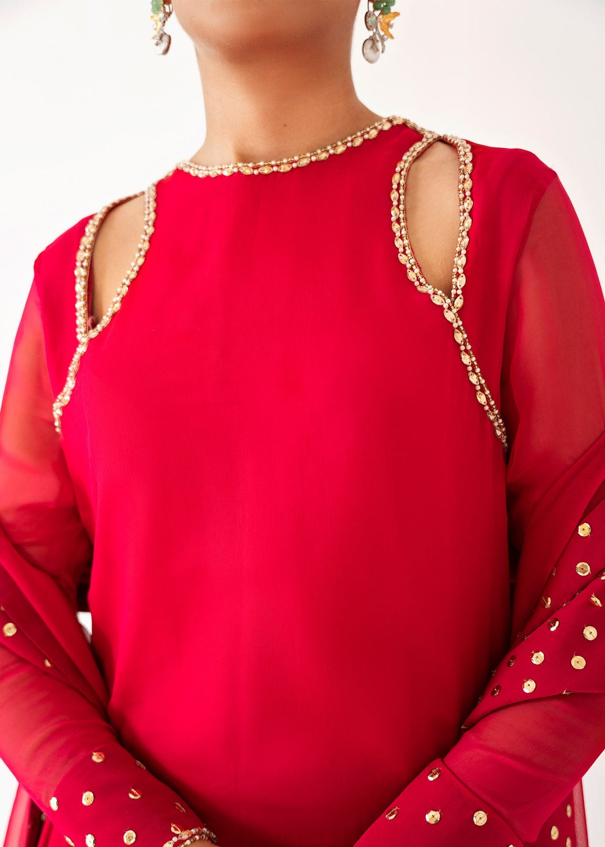 Jasmine candy pink shirt suit, reference outfit photograph 4 — Made by Mairaz reproduction