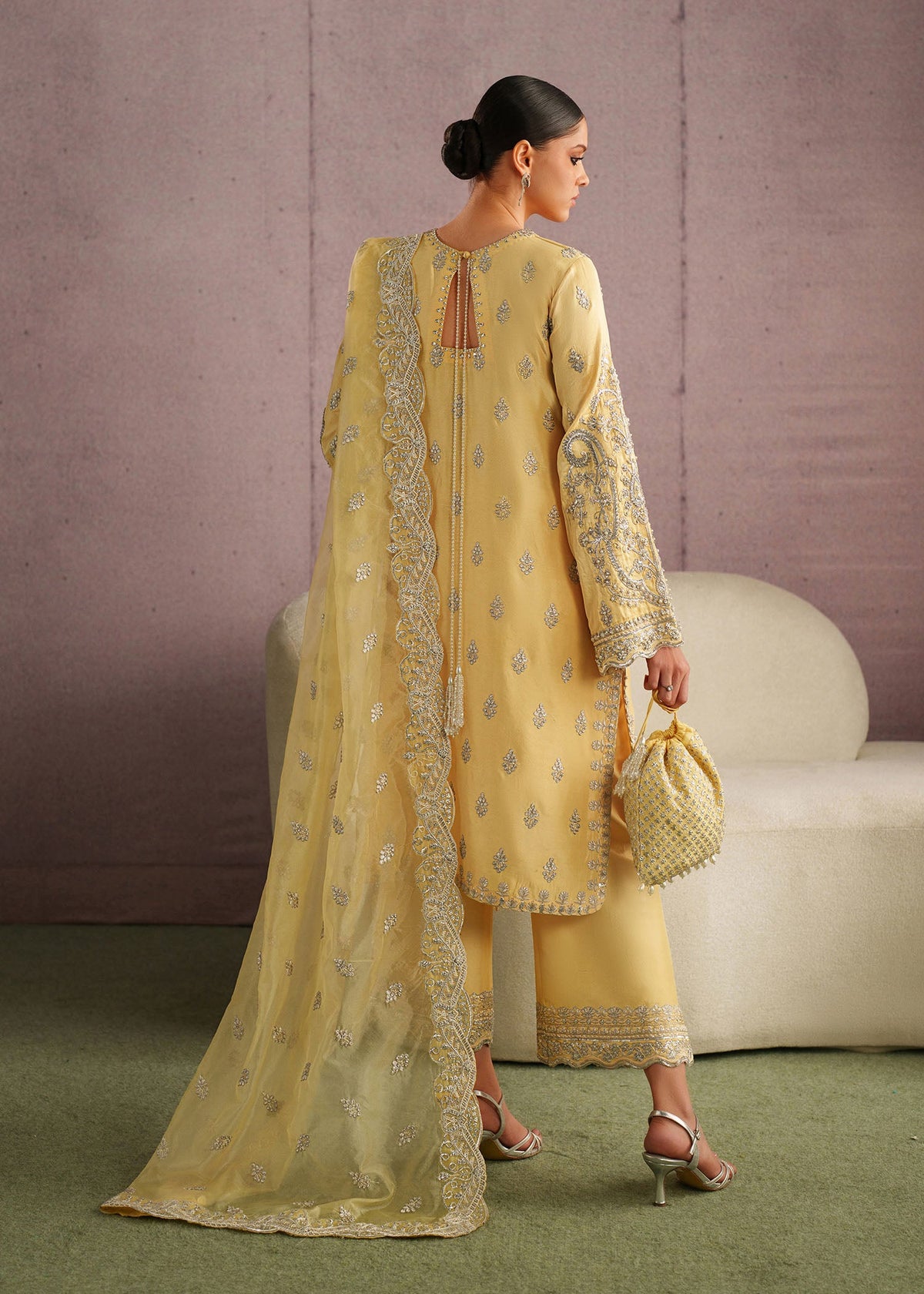 Leora butter yellow shirt suit, reference outfit photograph 3 — Made by Mairaz reproduction