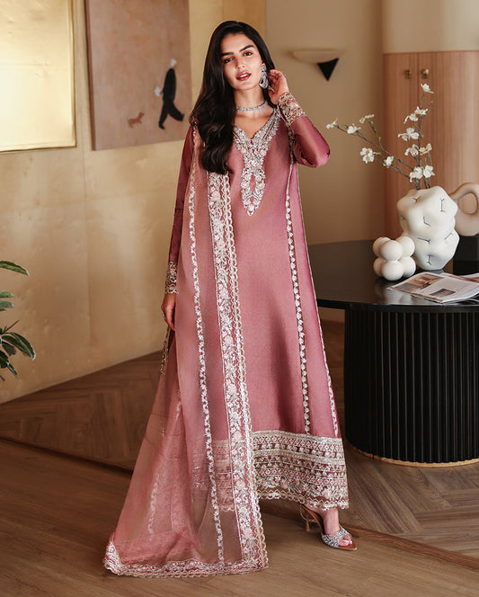Mushq Rowa deep mauve formal suit — full front, design reference