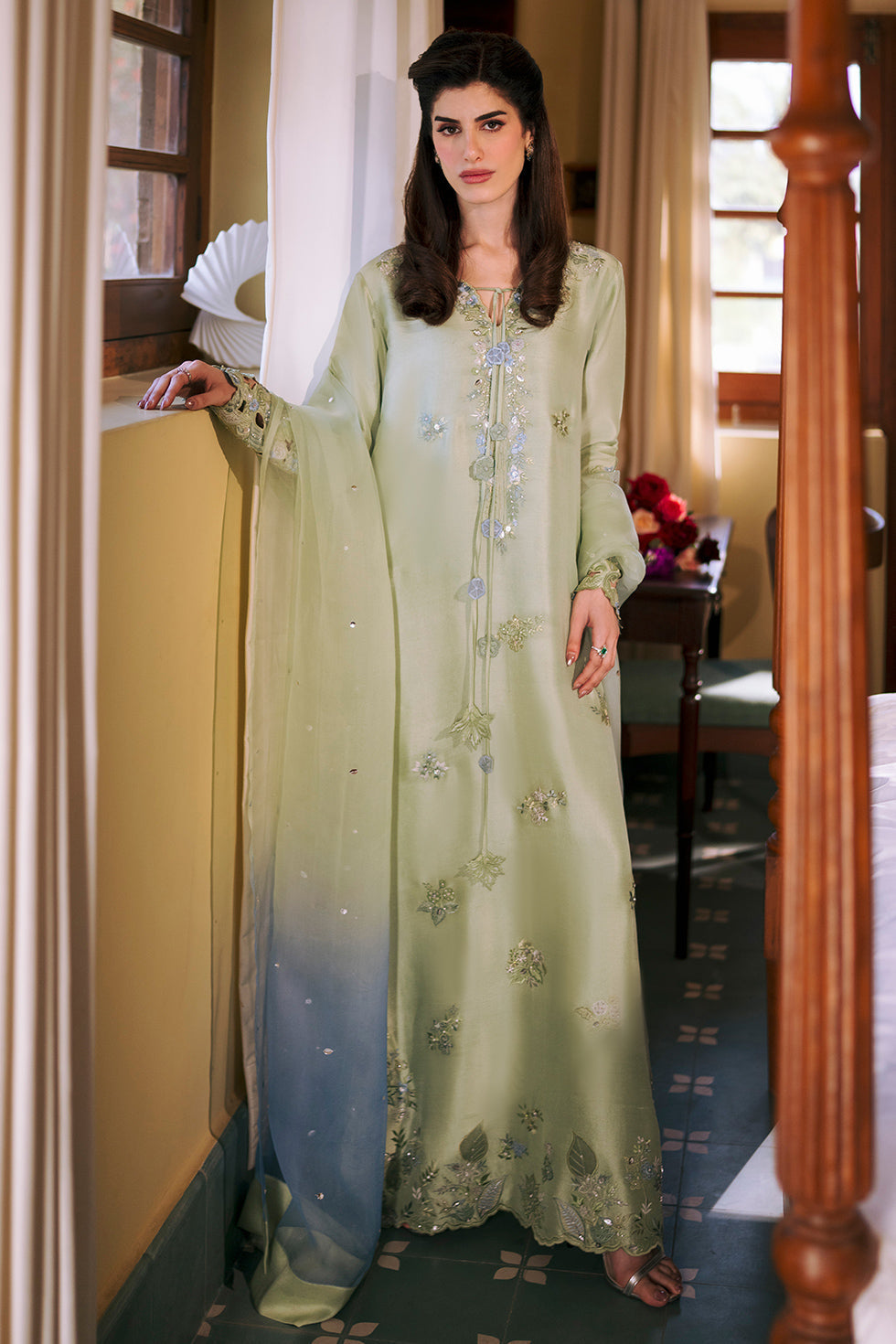 Zona Shaham May mint green outfit — full front, design reference