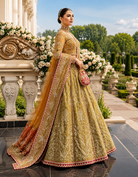 Mairaz – Bridal Mehndi Bareeze Net Style — source-design reference, additional view 2