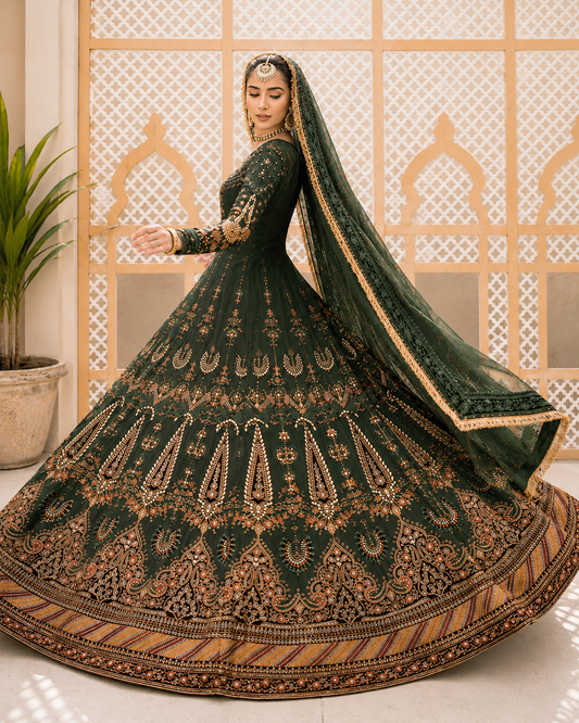 Maria B – Green Bridal Maxi Style — source-design reference, additional view 3
