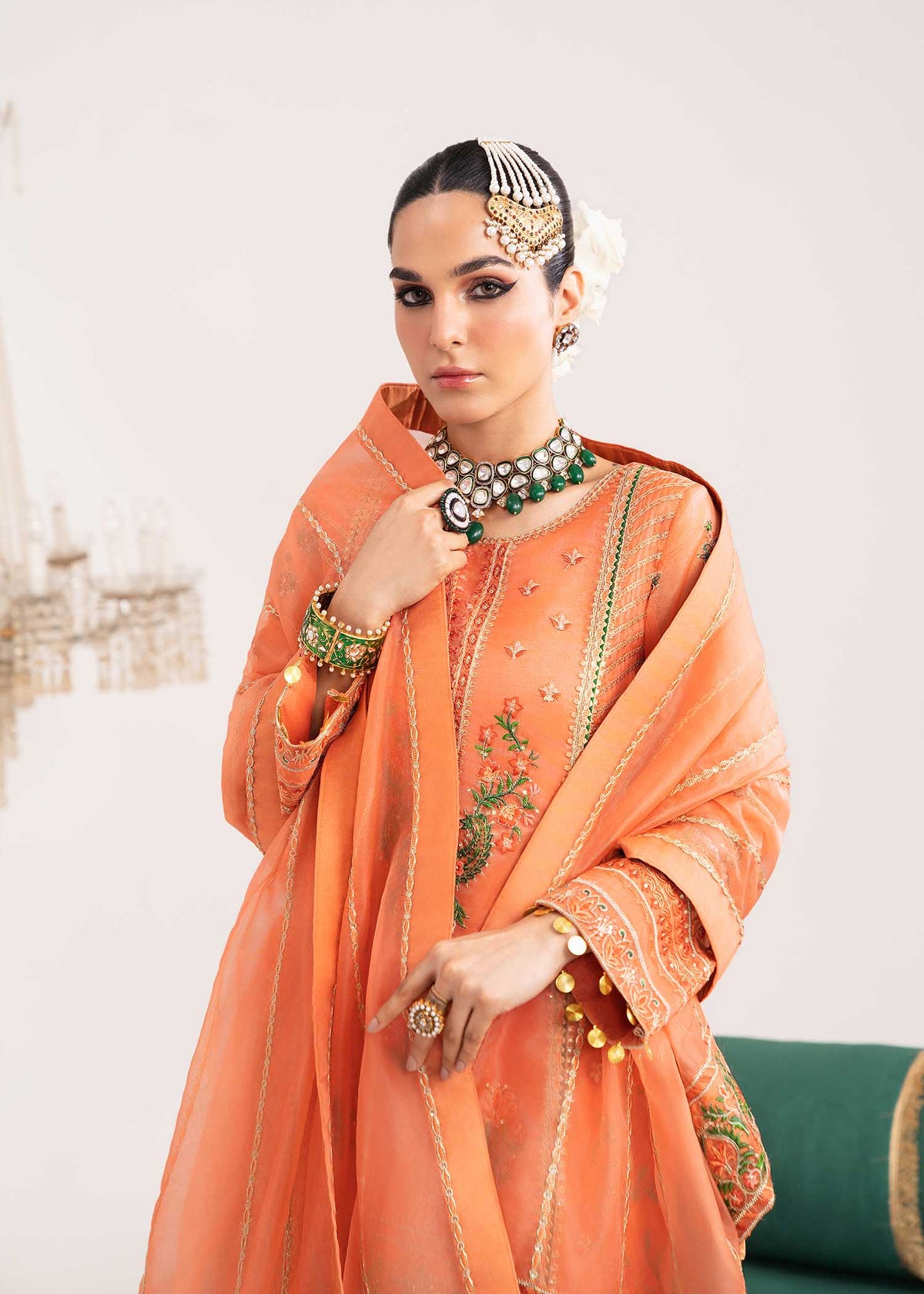 Niloofar carrot shirt suit, reference outfit photograph 3 — Made by Mairaz reproduction