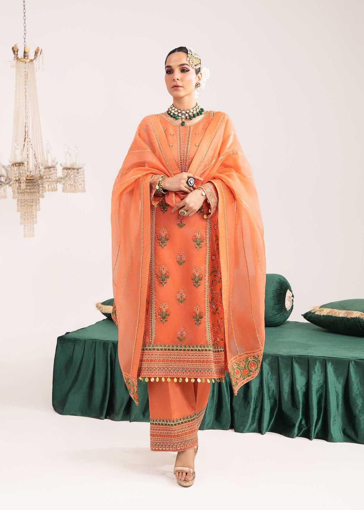 Niloofar carrot shirt suit, reference outfit photograph 4 — Made by Mairaz reproduction
