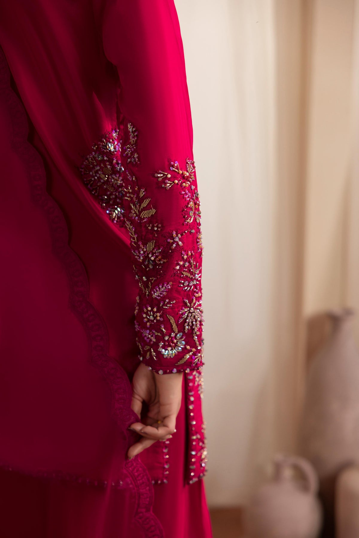 Rosee, made by MAIRAZ — sleeve embroidery, design reference