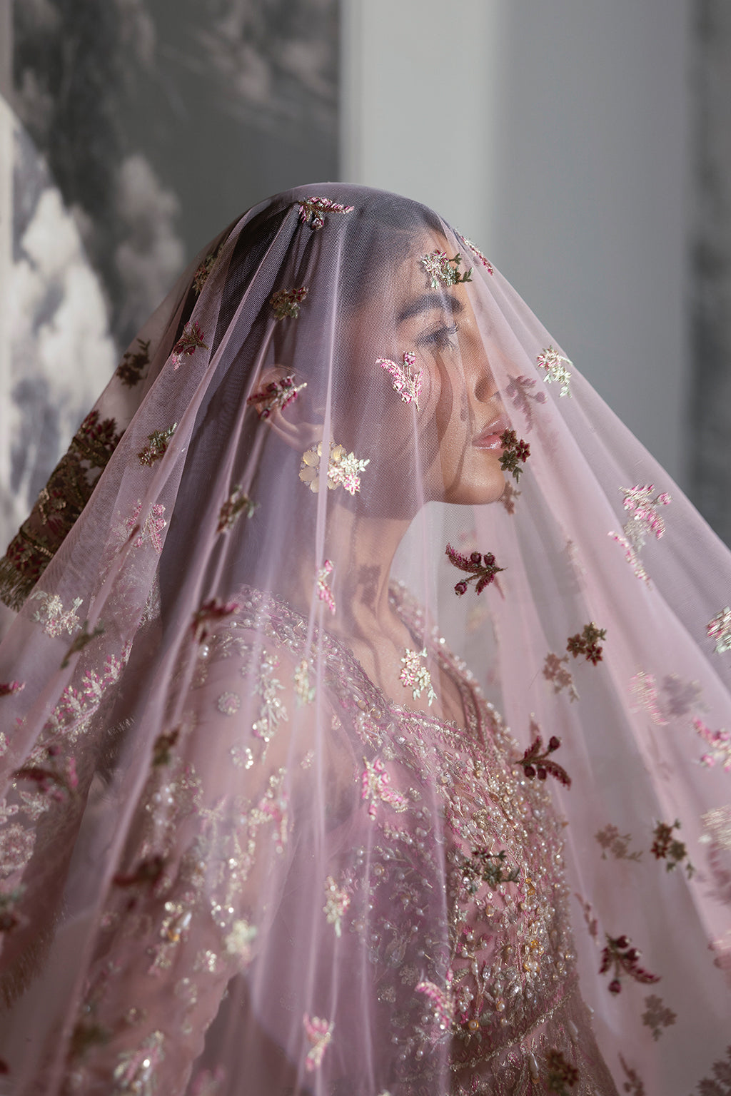 Aurora Blush Pink blush pink kalidaar, reference outfit photograph 6 — Made by Mairaz reproduction