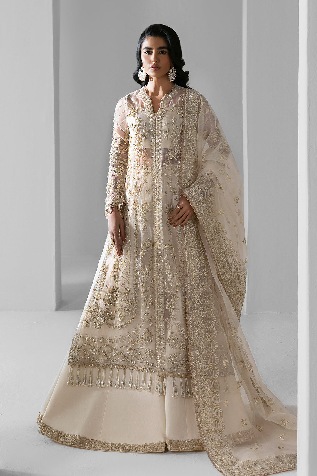 Eclipse ivory kalidaar, reference outfit photograph 1 — Made by Mairaz reproduction