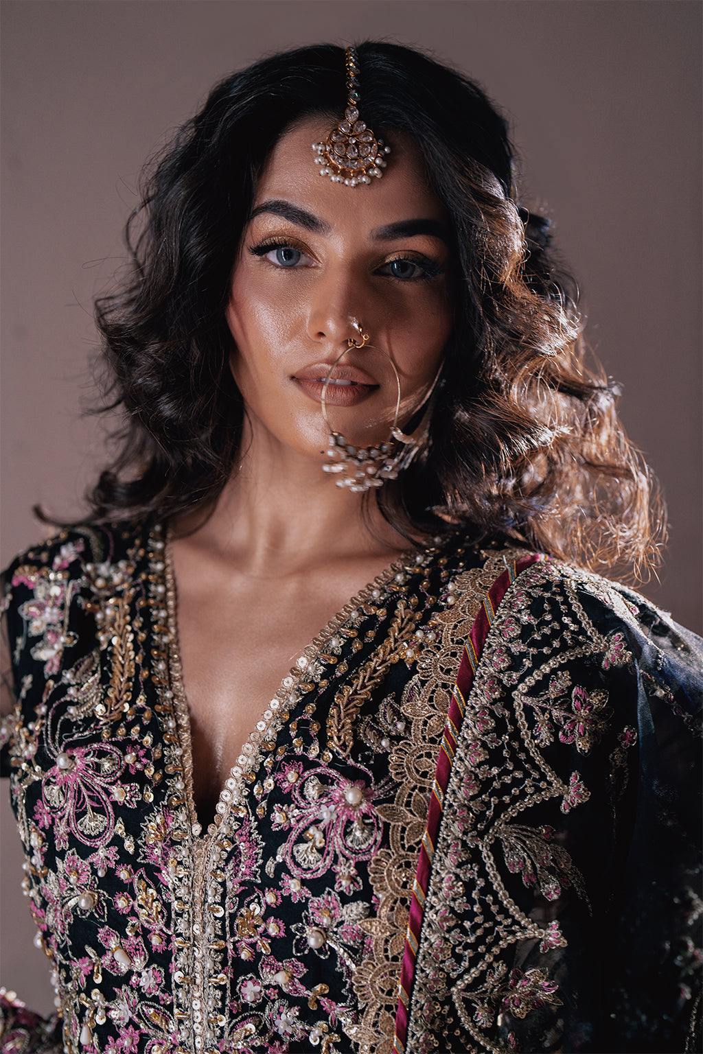 Qara black kalidaar, reference outfit photograph 16 — Made by Mairaz reproduction