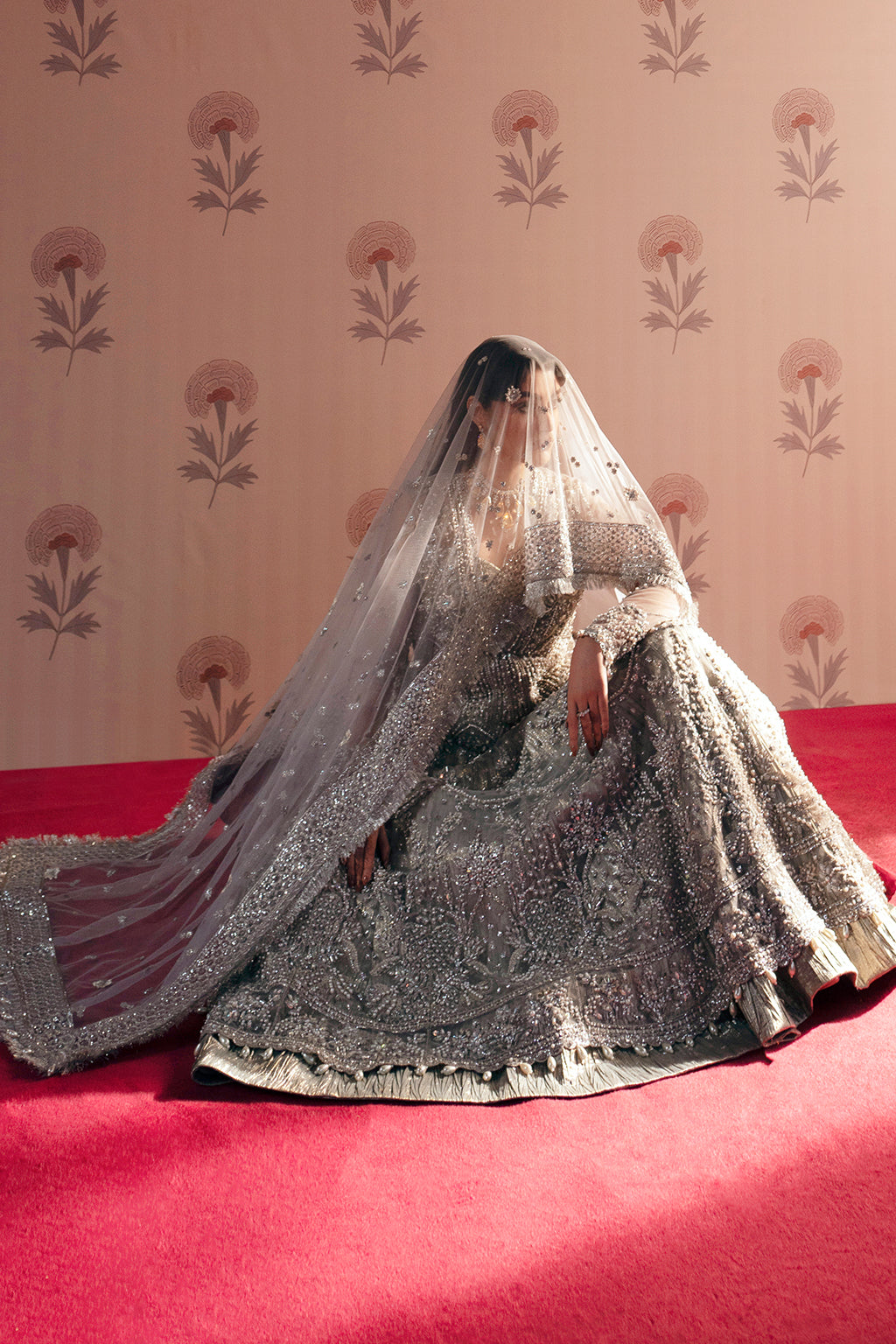 Shahana silver grey shirt and sharara, reference outfit photograph 7 — Made by Mairaz reproduction