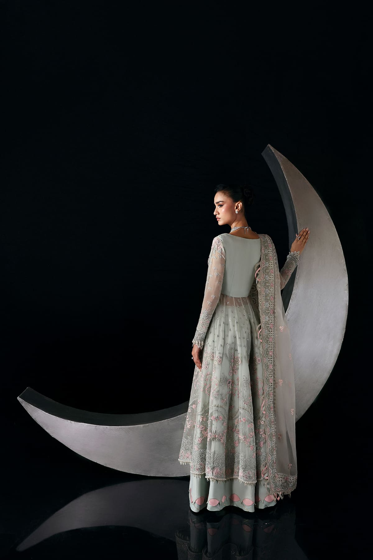 Verae pale aqua kalidaar, reference outfit photograph 2 — Made by Mairaz reproduction