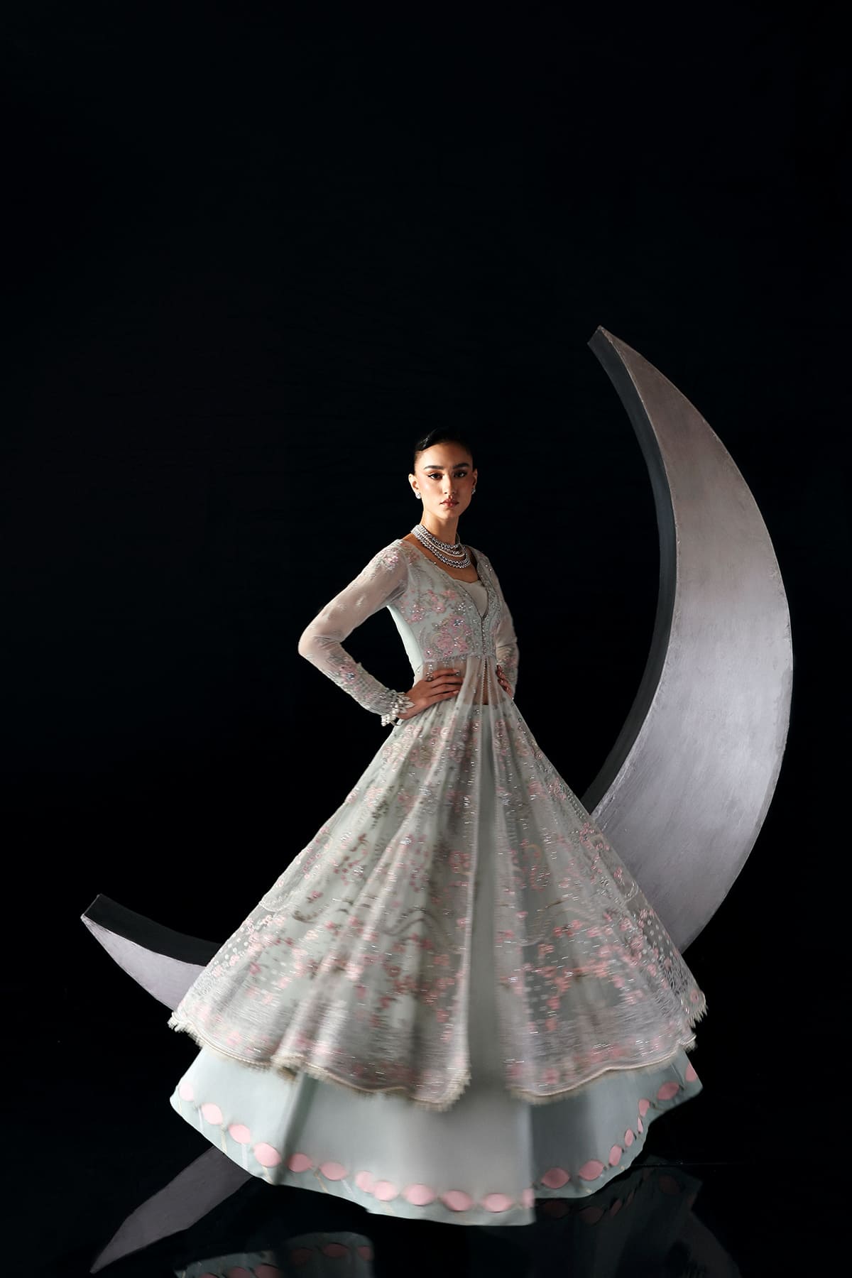 Verae pale aqua kalidaar, reference outfit photograph 5 — Made by Mairaz reproduction