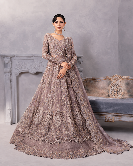Maria B Bridal Maxi Bareeze Net Lehenga Style
