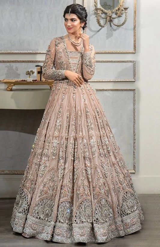 Maria B Estelle EX-142 style reference, Blush Pink Maxi, view 1