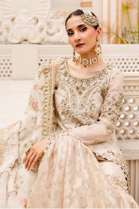 Maria B MC 906 Ivory Gold style reference image 2