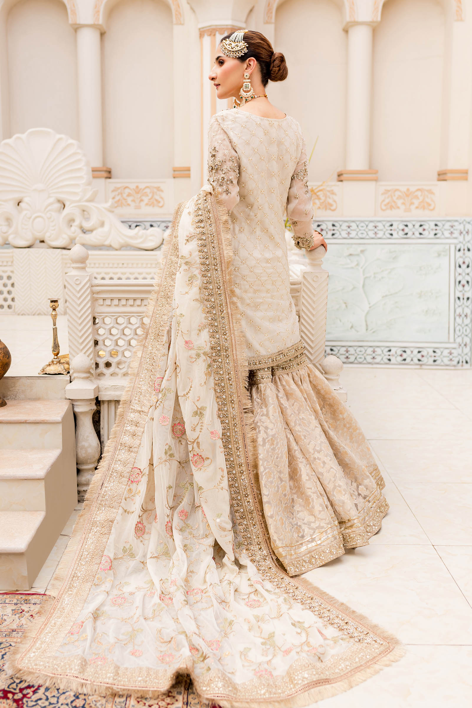 Maria B MC 906 Ivory Gold style reference image 7