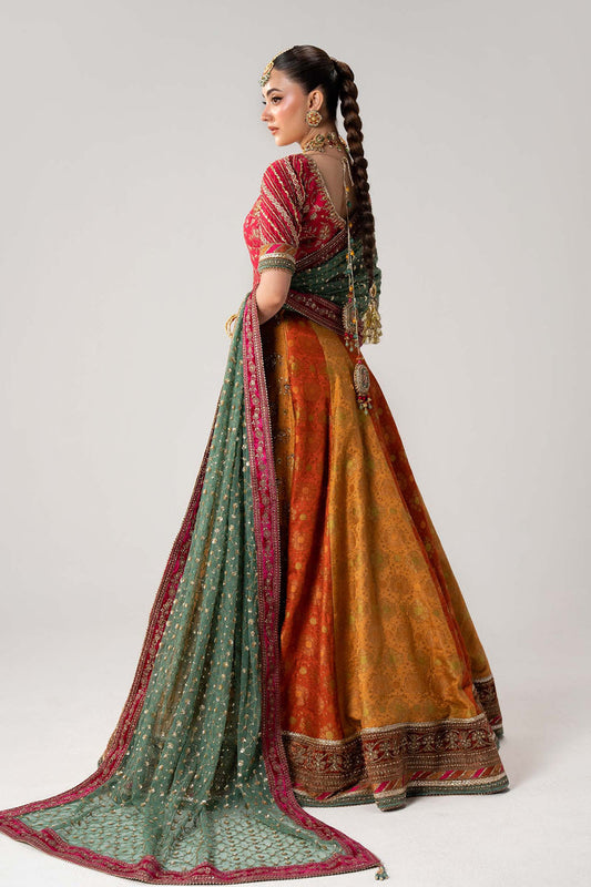 Maria B Merjan Style MC-26V1-14 multicolor bridal lehenga reference view 2
