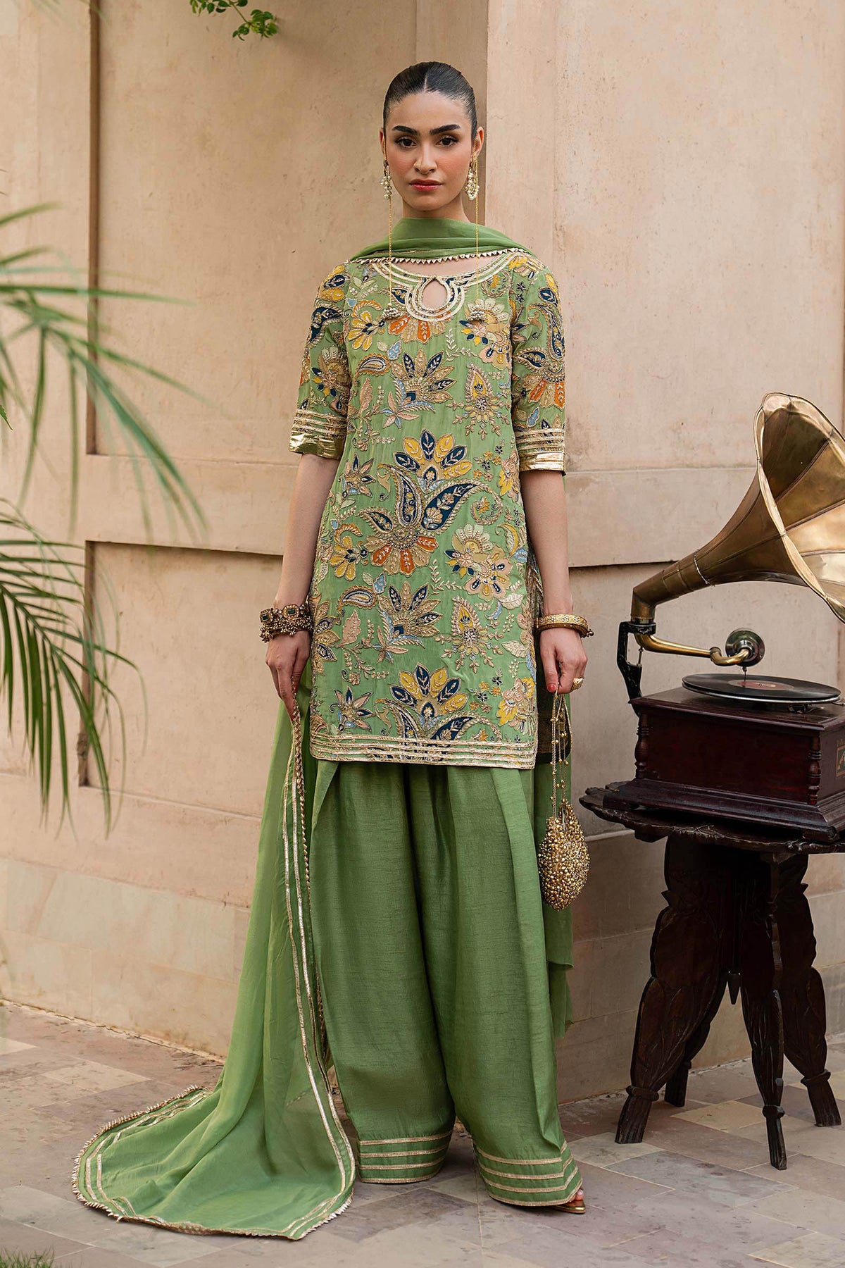 Maria B SF EA26 02 Green style full front reference