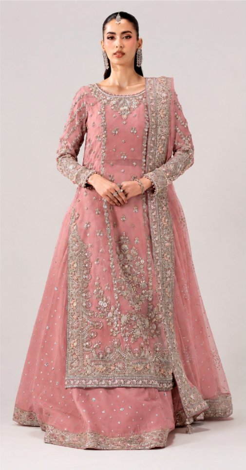 Maria B Velmira MC 26V1 13 Rose Pink full front reference