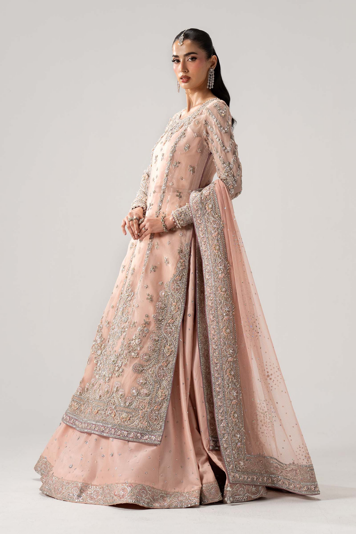 Velmira MC 26V1 13 Powder Pink angled full length view