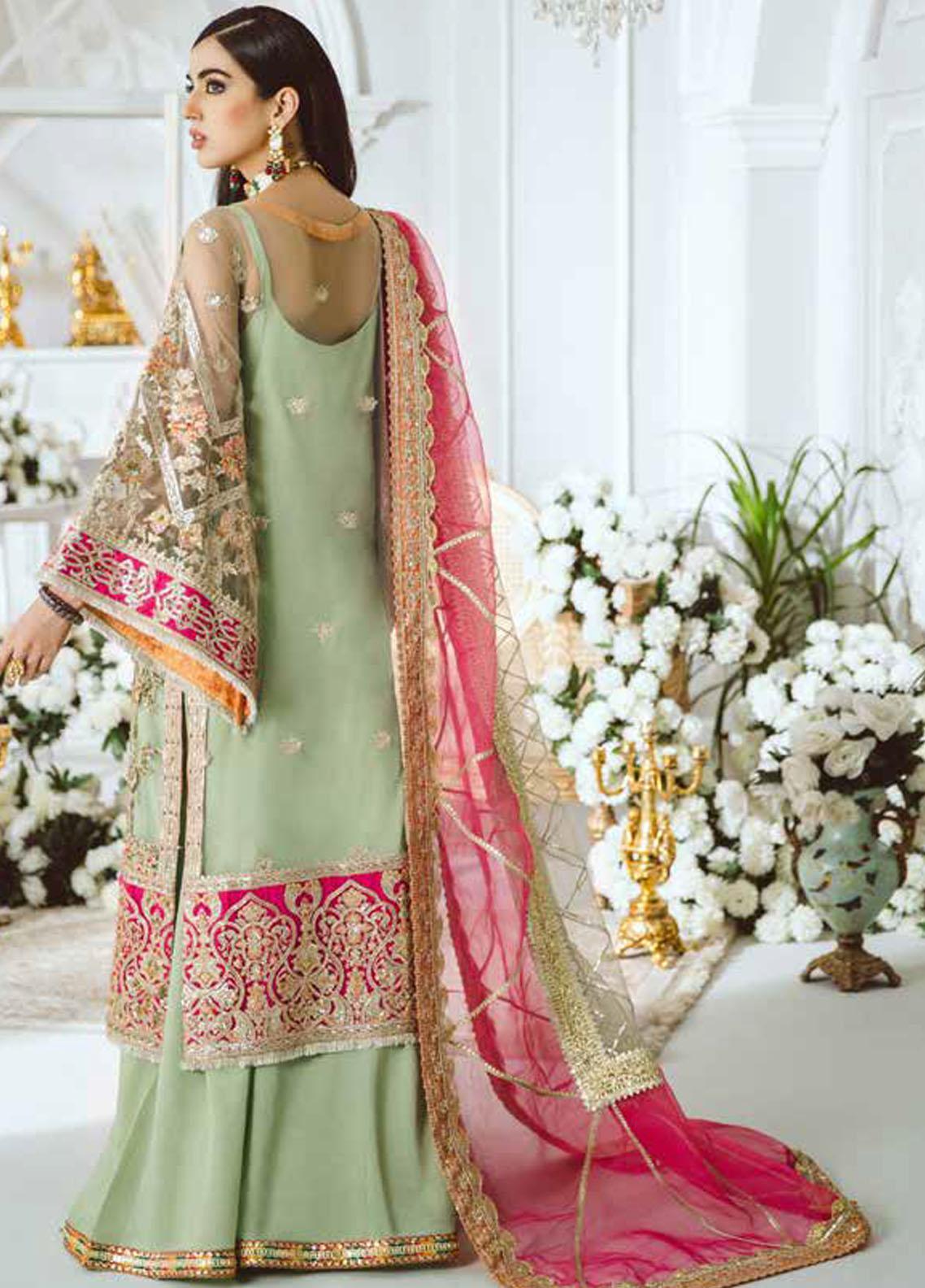 Maryam N Maria Happy Harvest Style — Mairaz Mint Green Salwar Kameez