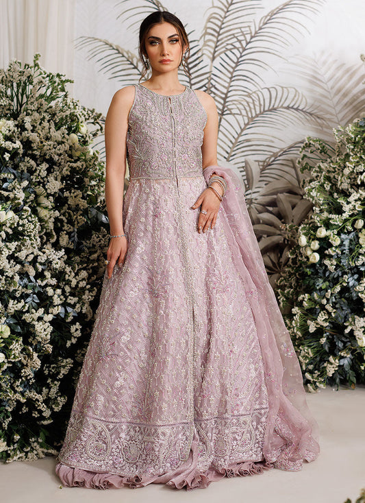 Farah Talib Aziz Iris Style — Mairaz Mauve Wedding Maxi