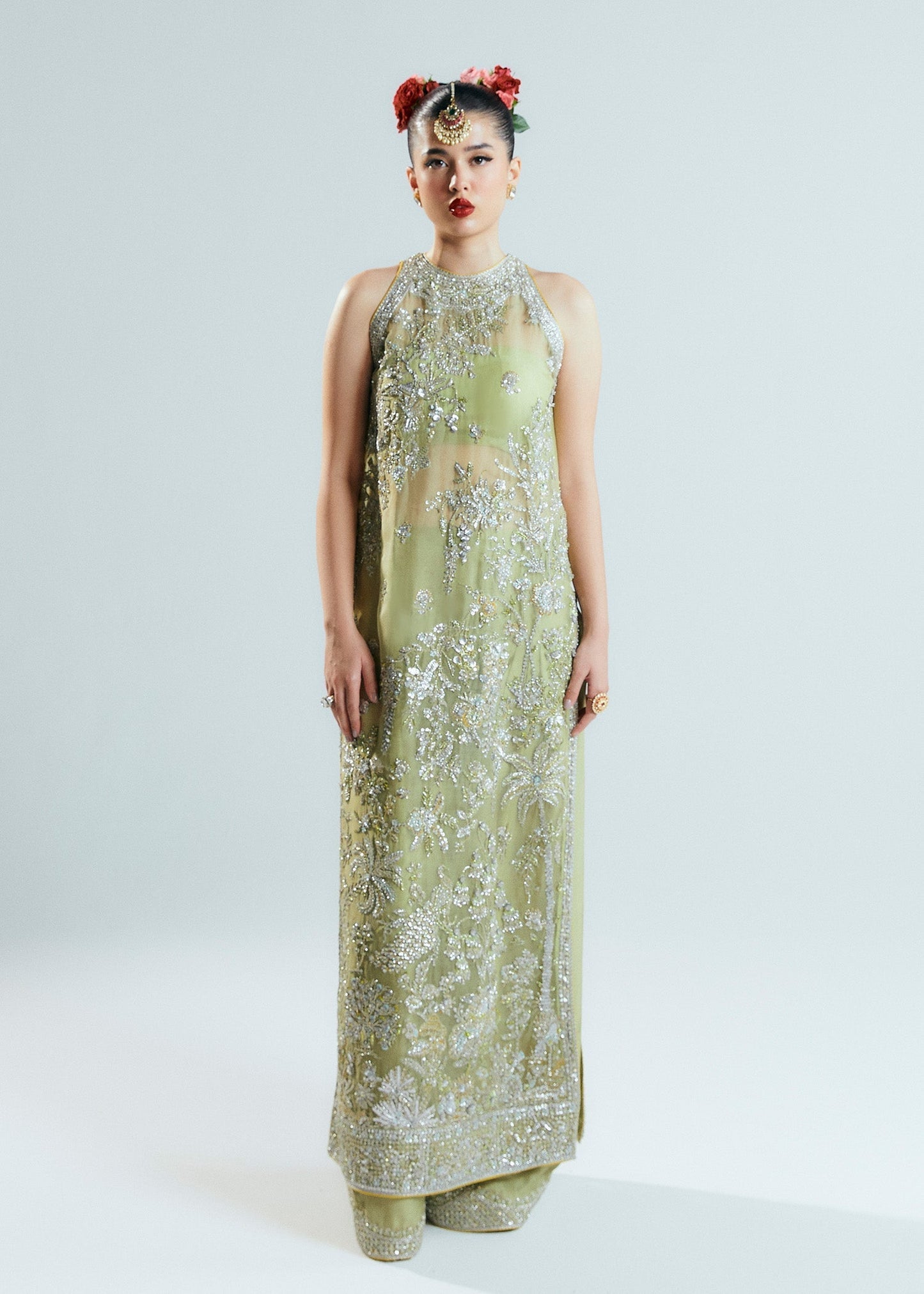 Hussain Rehar Mintara Style — Mairaz Nude Sharara