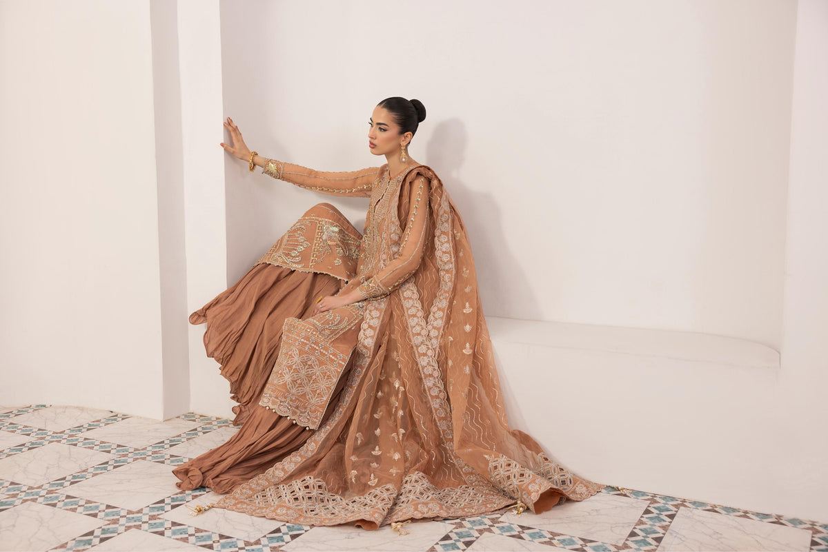 Mochaara, made by MAIRAZ — seated side, design reference