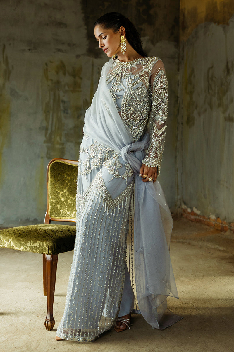 Mushq – Pivoine Style — Mairaz reproduction, ice blue formal outfit, product view 4 of 7