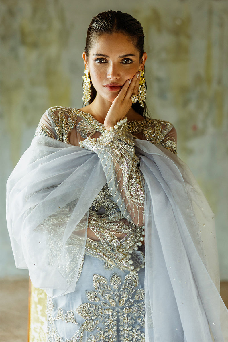 Mushq – Pivoine Style — Mairaz reproduction, ice blue formal outfit, product view 5 of 7