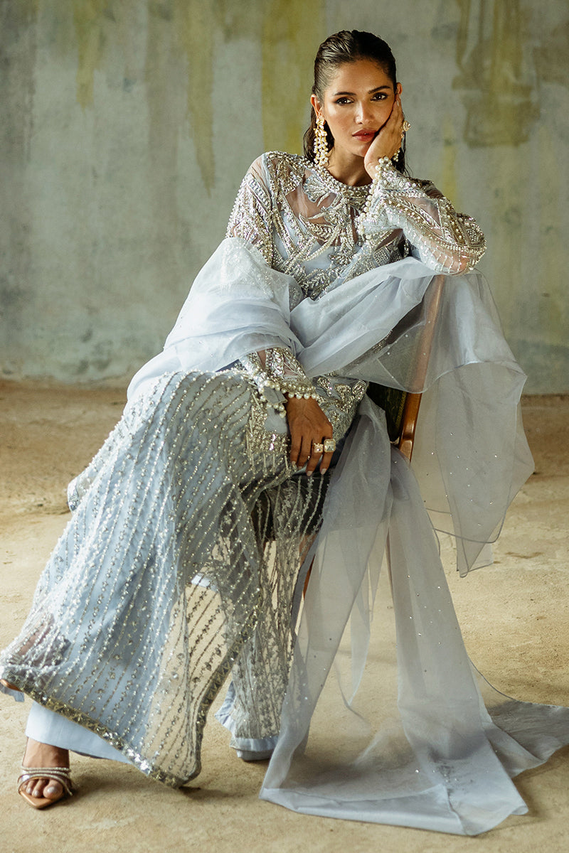 Mushq – Pivoine Style — Mairaz reproduction, ice blue formal outfit, product view 6 of 7