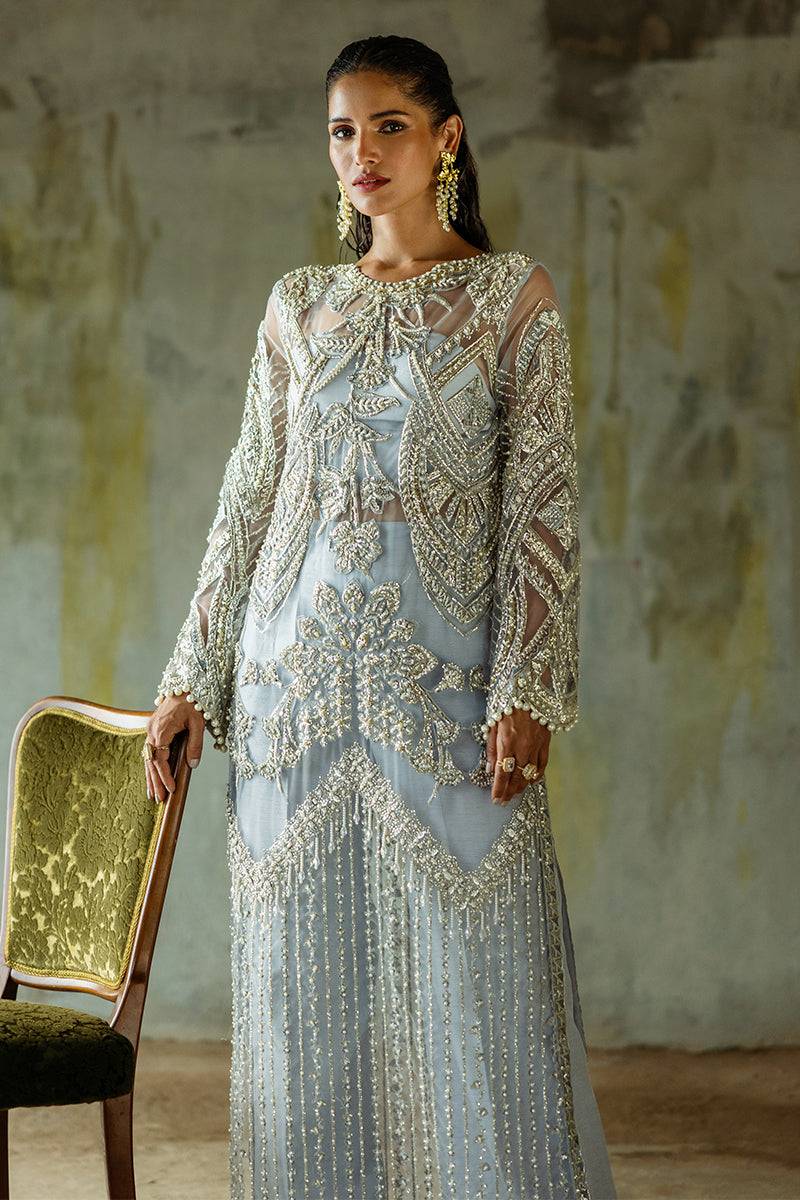 Mushq – Pivoine Style — Mairaz reproduction, ice blue formal outfit, product view 7 of 7
