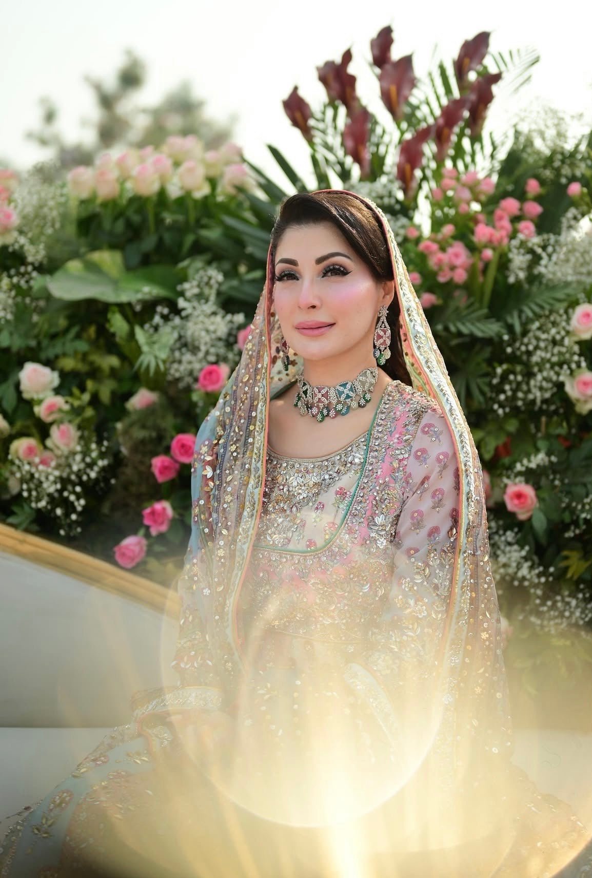 Nomi Ansari – Maryam Nawaz Pastel Style, reference image 3