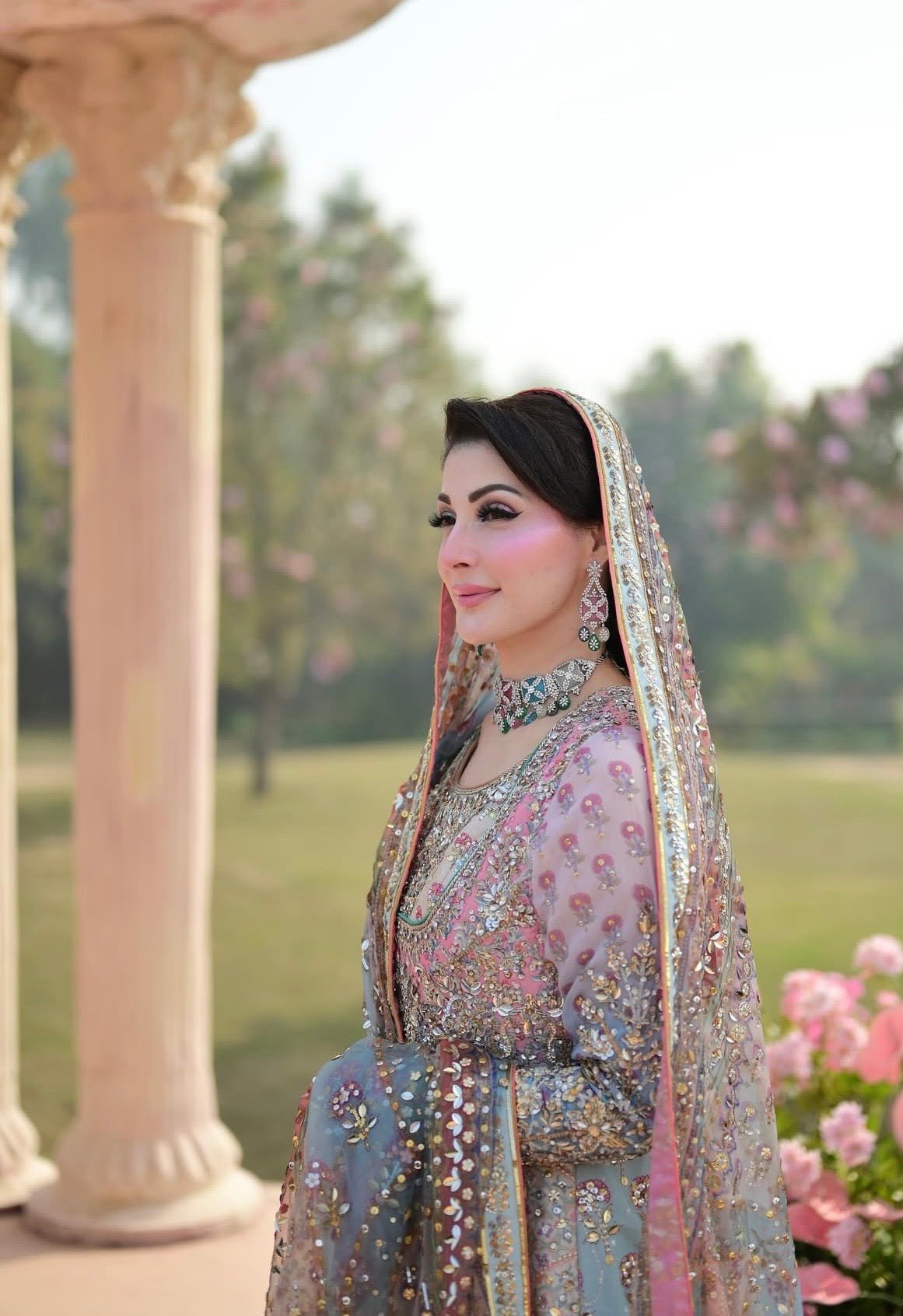 Nomi Ansari – Maryam Nawaz Pastel Style, reference image 4
