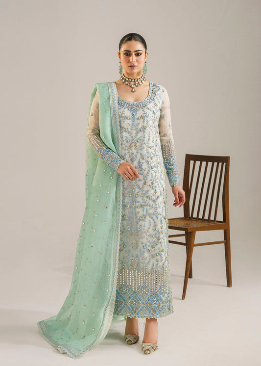 Akbar Aslam Nimira U-1535 Style — Mairaz Three-Piece Suit