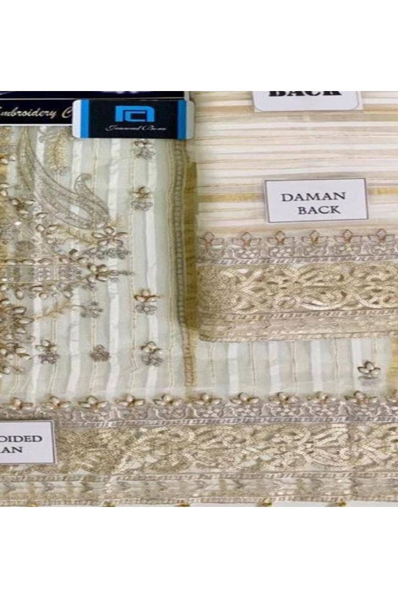 Maria B BD-2201 Style — Mairaz White Chooridar Suit