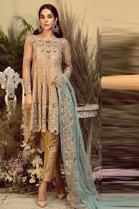 Imrozia Ginger Musk Style — Mairaz Brown Frock