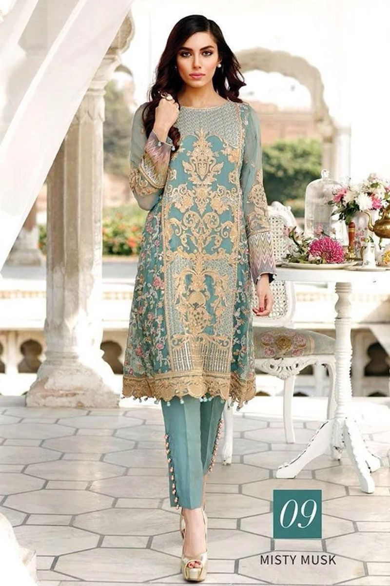 Jazmin Misty Musk Style — Mairaz Green Salwar Kameez