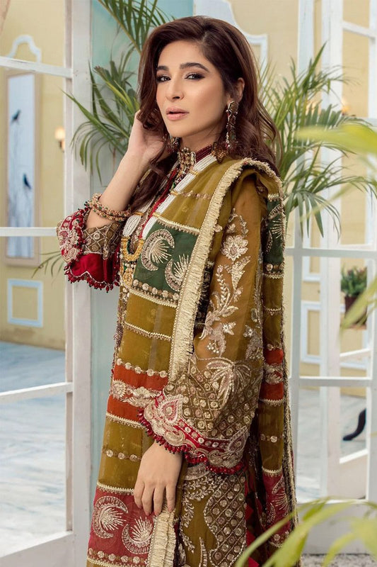 Hina Style — Mairaz Green Salwar Kameez