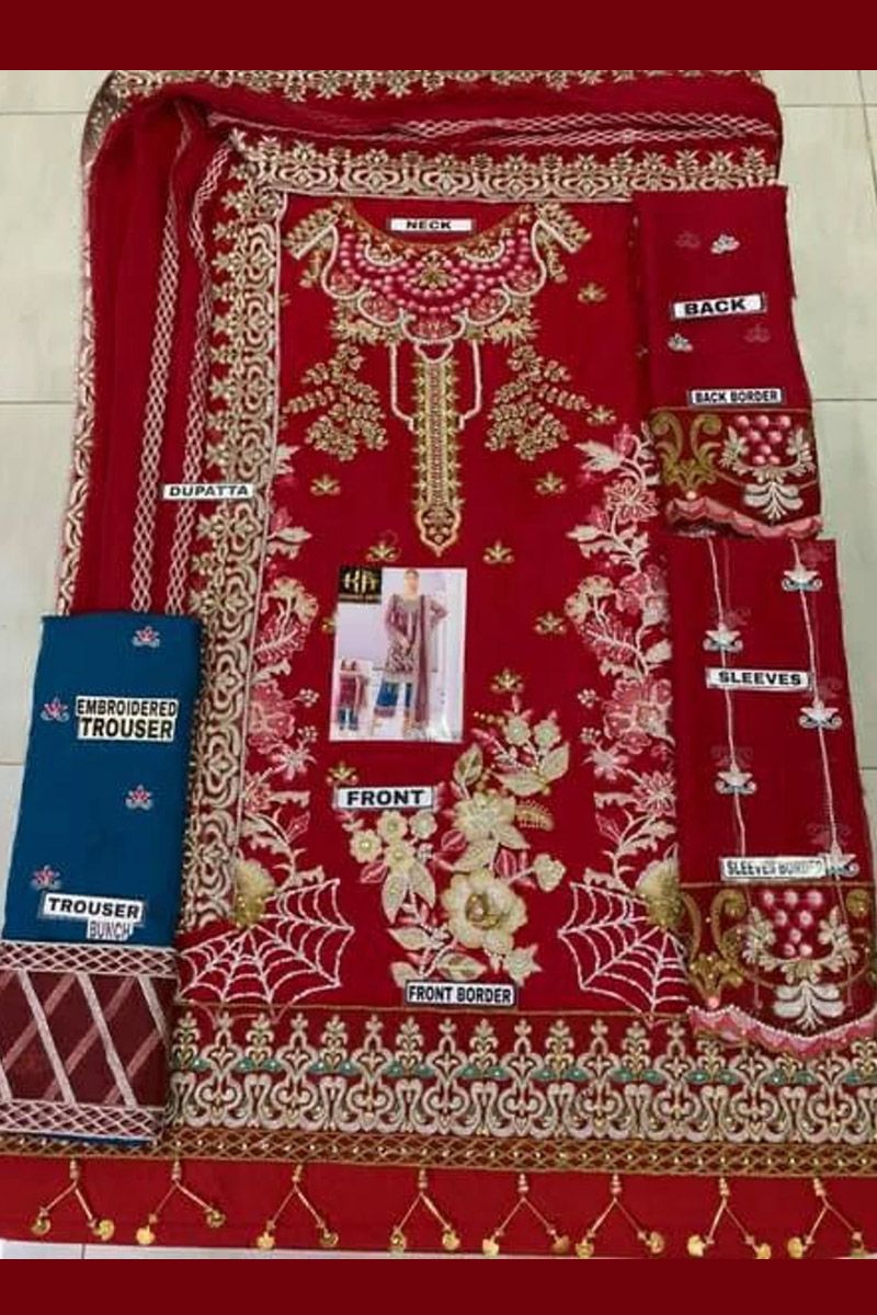 Agave Style — Mairaz Red Salwar Kameez