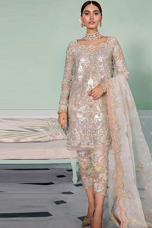 WF-19 Style — Mairaz Brown Salwar Kameez