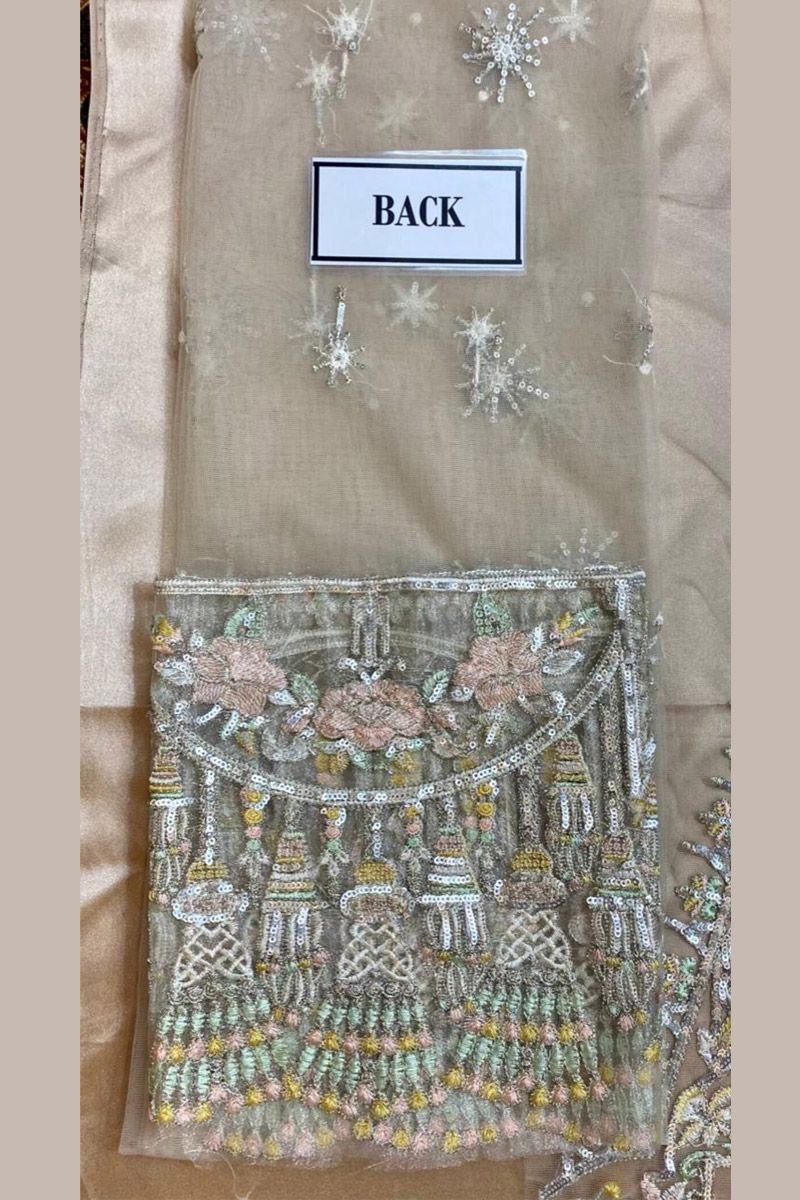 WF-19 Style — Mairaz Brown Salwar Kameez