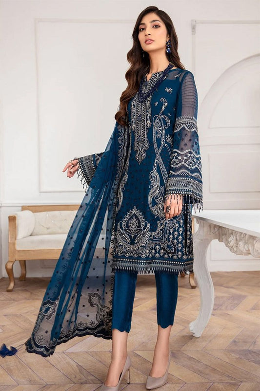Jazmin Kaavish Style — Mairaz Brown Salwar Kameez