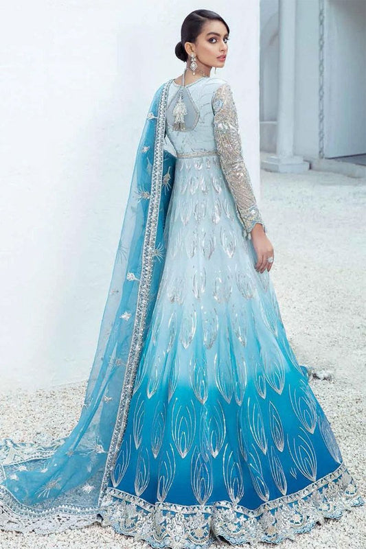 Ocean Drift Style — Mairaz Blue Long Frock