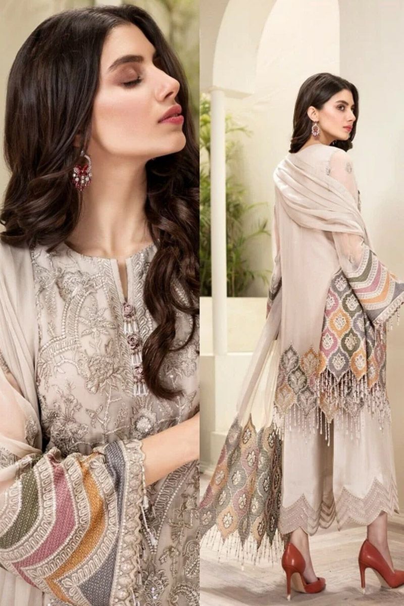 Arezu Style — Mairaz Brown Salwar Kameez