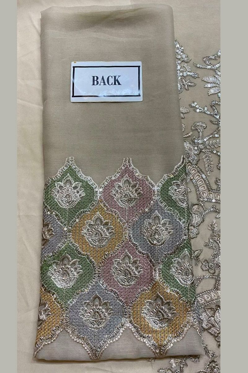 Arezu Style — Mairaz Brown Salwar Kameez
