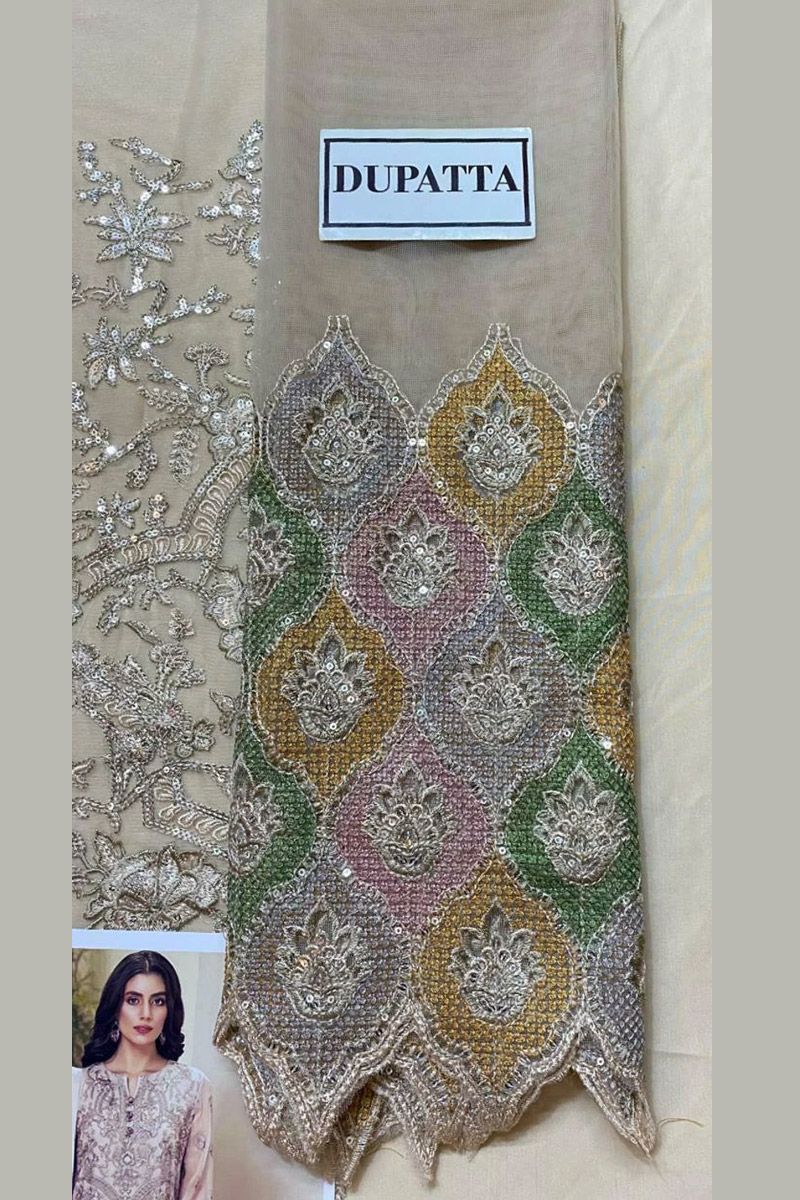 Arezu Style — Mairaz Brown Salwar Kameez