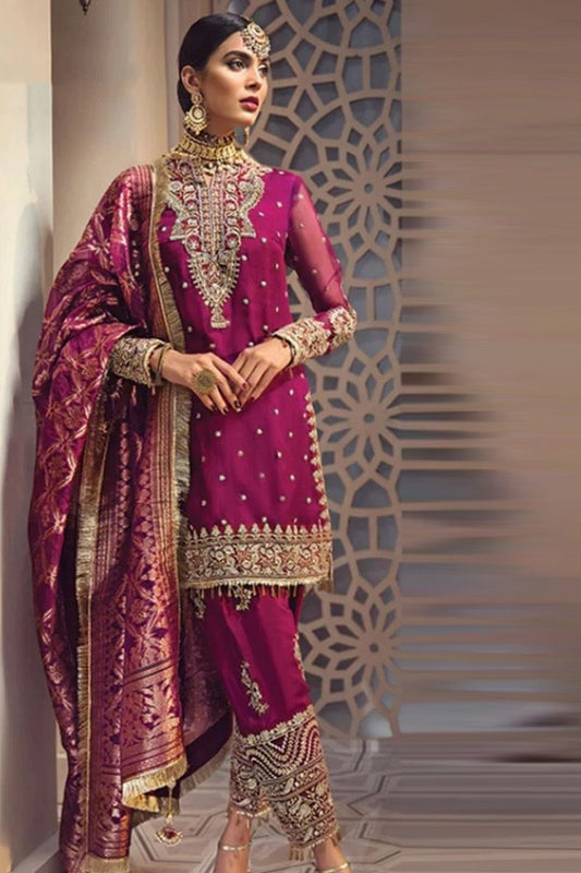 Isfahan Style — Mairaz Pink Salwar Kameez